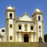 Fachada da igreja de Nossa Senhora do Carmo do Antigo Convento de Santo Antônio do Carmo, em Olinda