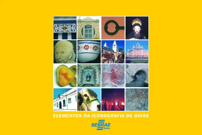 Capa do manual Elementos da Icoografia de Goiás, do Sebrae-GO - divulgação