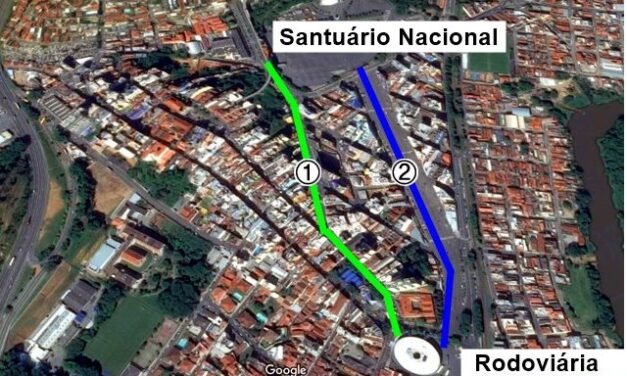 Veja como ir da rodoviária de Aparecida ao Santuário Nacional