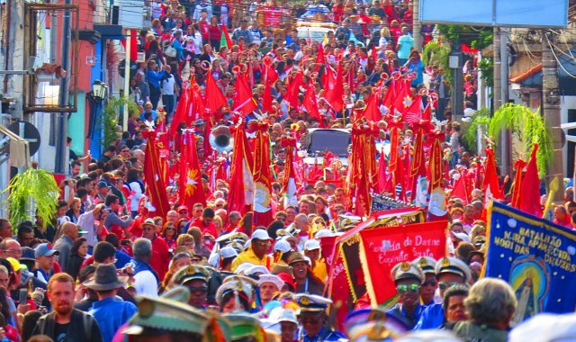 Desfile da Festa do Divino Espírito Santo em Mogi das Cruzes - SP - foto: Prefeitura de Mogi das Cruzes