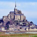 Abadia de Mont Saint-Michel, no litoral da Normandia, na França - foto Viagens de Fé