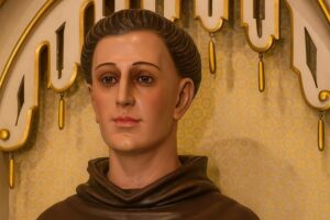 Imagem de Santo Antonio de Sant'Ana Galvão, mais conhecido como Frei Galvão, frade franciscano brasileiro - Reprodução A12