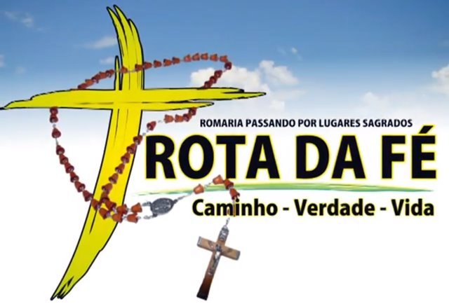 logomarca e slogan da romaria Rota da Fé, do Paraná