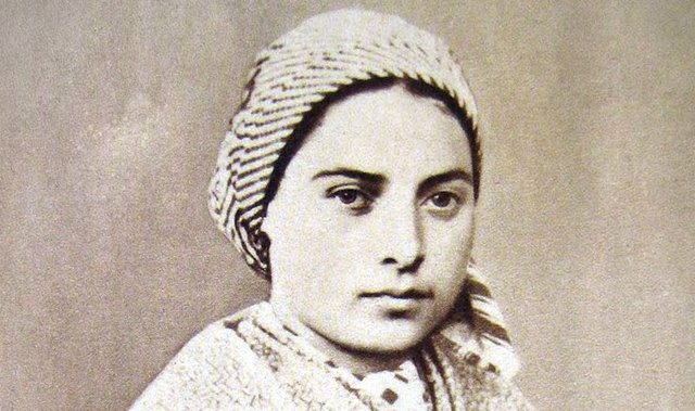 Bernadette Soubirous (Santa Bernadette) - 1858 - divulgação