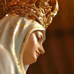 Detalhe da imagem de Nossa Senhora de Fátima - divulgação