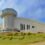 Vista externa do Santuário Pai das Misericórdias, na comunidade católica Canção Nova, em Cachoeira Paulista, SP - divulgação