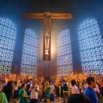 Interior da Capela das Velas do Santuário Nacional de Aparecida - SeturSP