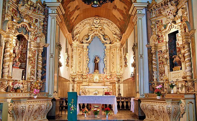 Interior da igreja de Santo Antonio, a mais antiga de São Paulo - José Cordeiro - SPTuris