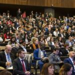 Platéia na abertura dos VII Workshops Internacionais de Turismo Religioso, em Fátima, Portugal