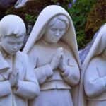 Detalhe da estátua dos Três Pastorinhos de Fátima - Daniel Ibañez - CNA