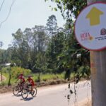 Romeiros de bicicleta a caminho de Aparecida percorrem a Rota da Luz SP em Mogi das Cruzes - Prefeitura Mogi das Cruzes