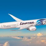 Boeing 787-900 Dreamliner da Egyptair, companhia aérea oficial do Egito, que deve fazer a rota Cairo-São Paulo (Guarulhos)