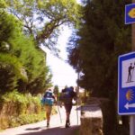 Peregrinos percorrem o Caminho de Santiago de Compostela - foto Santiago Turismo
