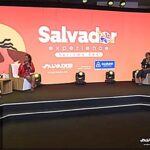 Participantes do painel sobre turismo religioso do evento Salvador Experience