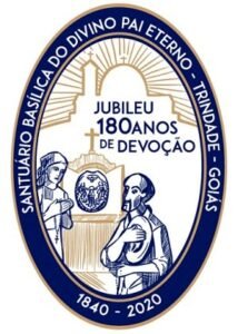 selo comemorativo do jubileu de 180 anos da devoção ao Divino Pai Eterno - 1840 - 2020