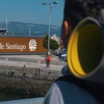 Peregrino Mar de Santiago
