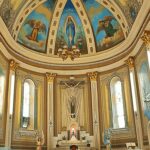 Interior do santuário de Santo Inocêncio em Tomazina, Paraná - foto Rota do Rosário