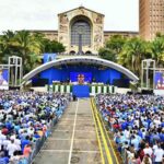 Missa Campal durante a 15ª Romaria Nacional do Terço dos Homens em Aparecida - Santuário Nacional
