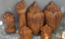 Esculturas do artesão Everaldo Ferreira, de Juazeiro do Norte, Ceará - divulgação PMJN
