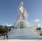 Simulação de como deverá ser o complexo do Santuário de Sant'Ana, em Santana de Ipanema, Alagoas - simulação - divulgação