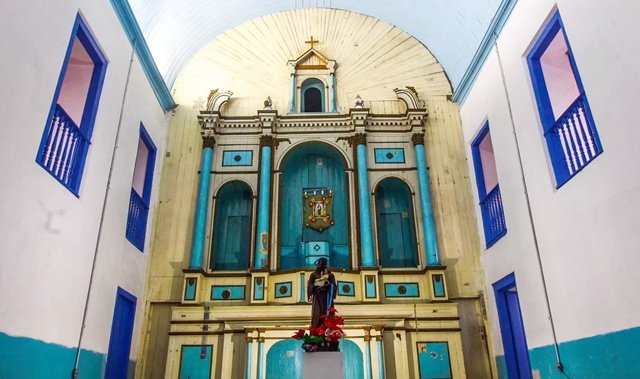 Altar mór da igreja de São Benedito, em São José dos Campos - divulgação PMSJC