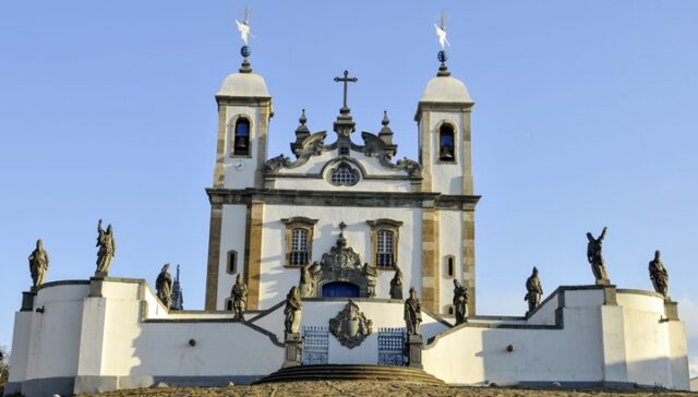 Basílica de Bom Jesus de Matosinhos, em Congonhas, MG, foto Pedro Vilela -Mtur