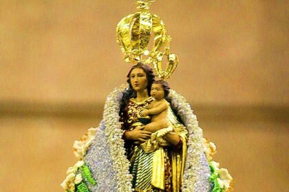 Detalhe da imagem original de Nossa Senhora de Nazaré - divulgação Agência Pará