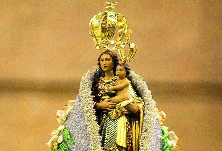 Detalhe da imagem original de Nossa Senhora de Nazaré - divulgação Agência Pará