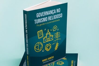 Livro Governança no Turismo Religioso: Fé, Gestão e Sustentabilidade, de Sidnésio Moura, especialista em turismo religioso - divulgação