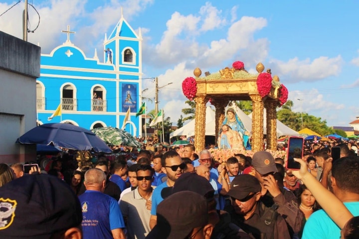 Procissão de Nossa Senhora da Piedade, em Espírito Santo, parte do Caminho dos Santos Mártires, no Rio Grande do Norte - Divulgação