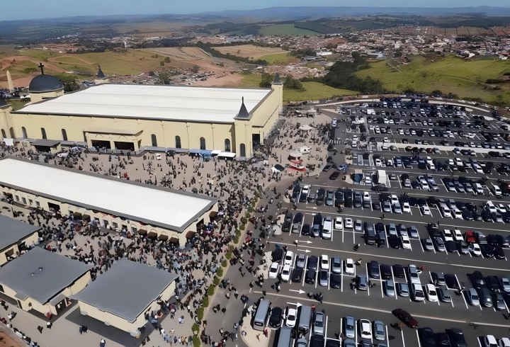 Santuário de Santa Rita de Cássia, em Cássia, Minas Gerais - foto Divulgação